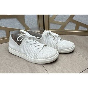 Lucky Brand Lenuda Comfort knit Sneaker Women's Size 8 m White